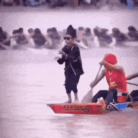 Aura Farming Boat Kid in Action